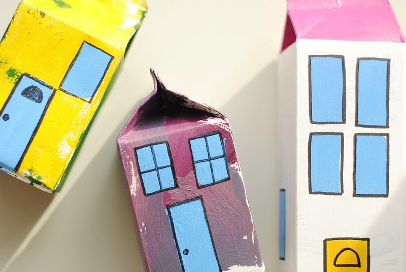 Upcycled plastic projects